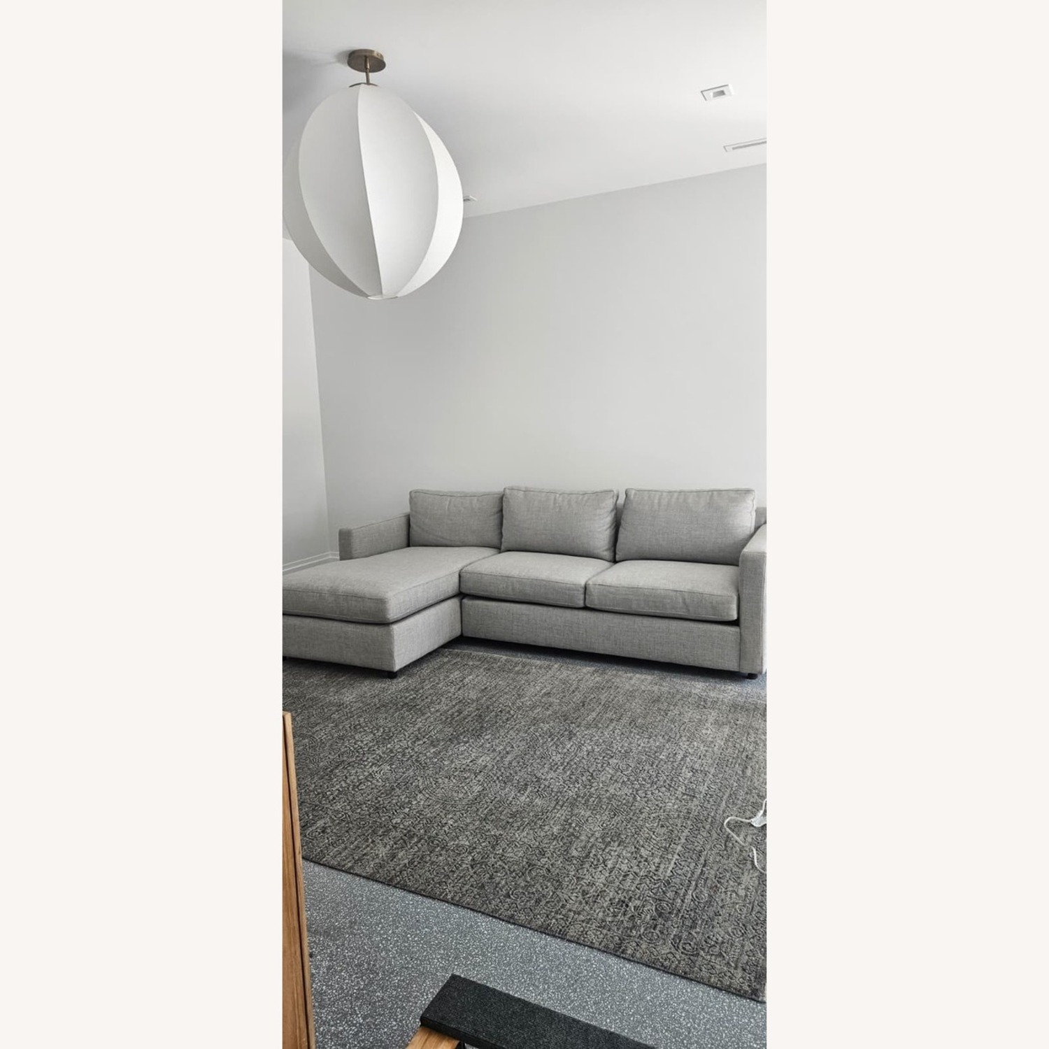 Crate & Barrel Barrett II 2-Piece Sectional Sofa with Chaise Lounge - image-1