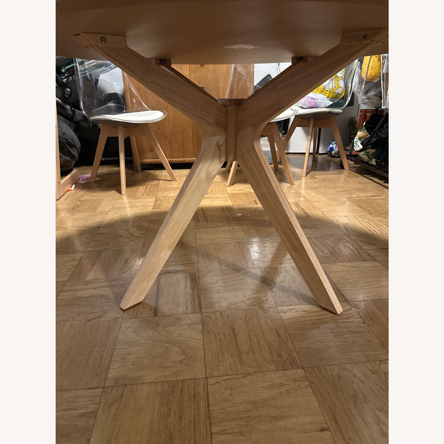 AllModern Fenway Natural Wood Dining Table - image-2