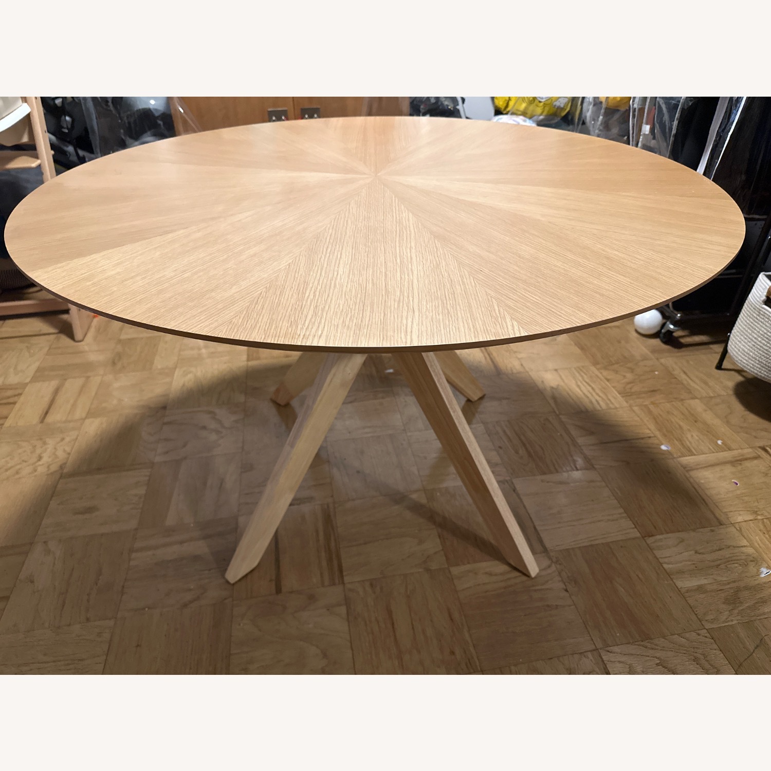 AllModern Fenway Natural Wood Dining Table - image-1
