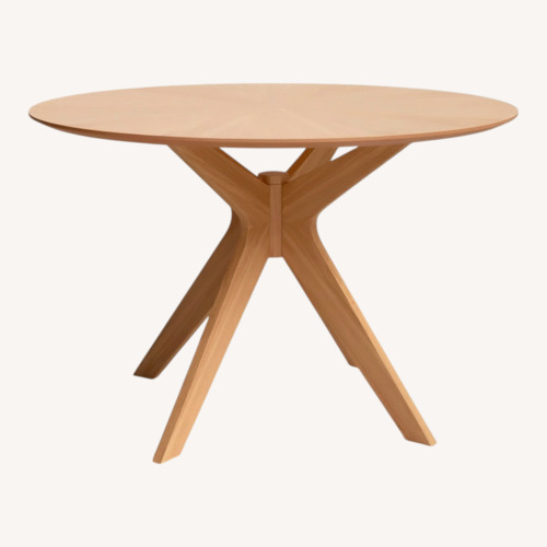 Used AllModern Fenway Natural Wood Dining Table for sale on AptDeco