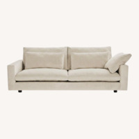 West Elm Harmony XL Bench Sofa 82” & Ottoman