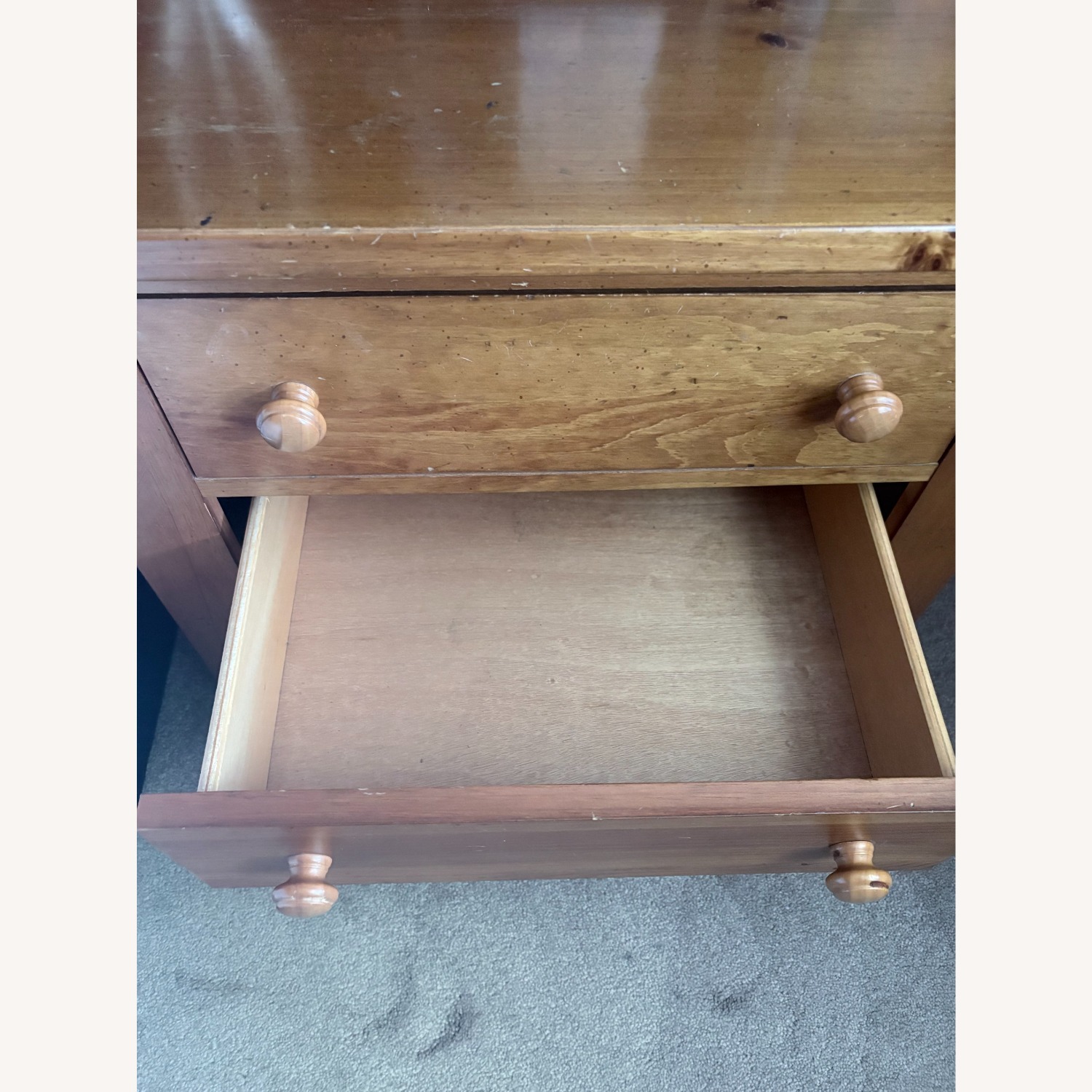 Vintage/Antique Finds Light Brown Nightstand - image-2