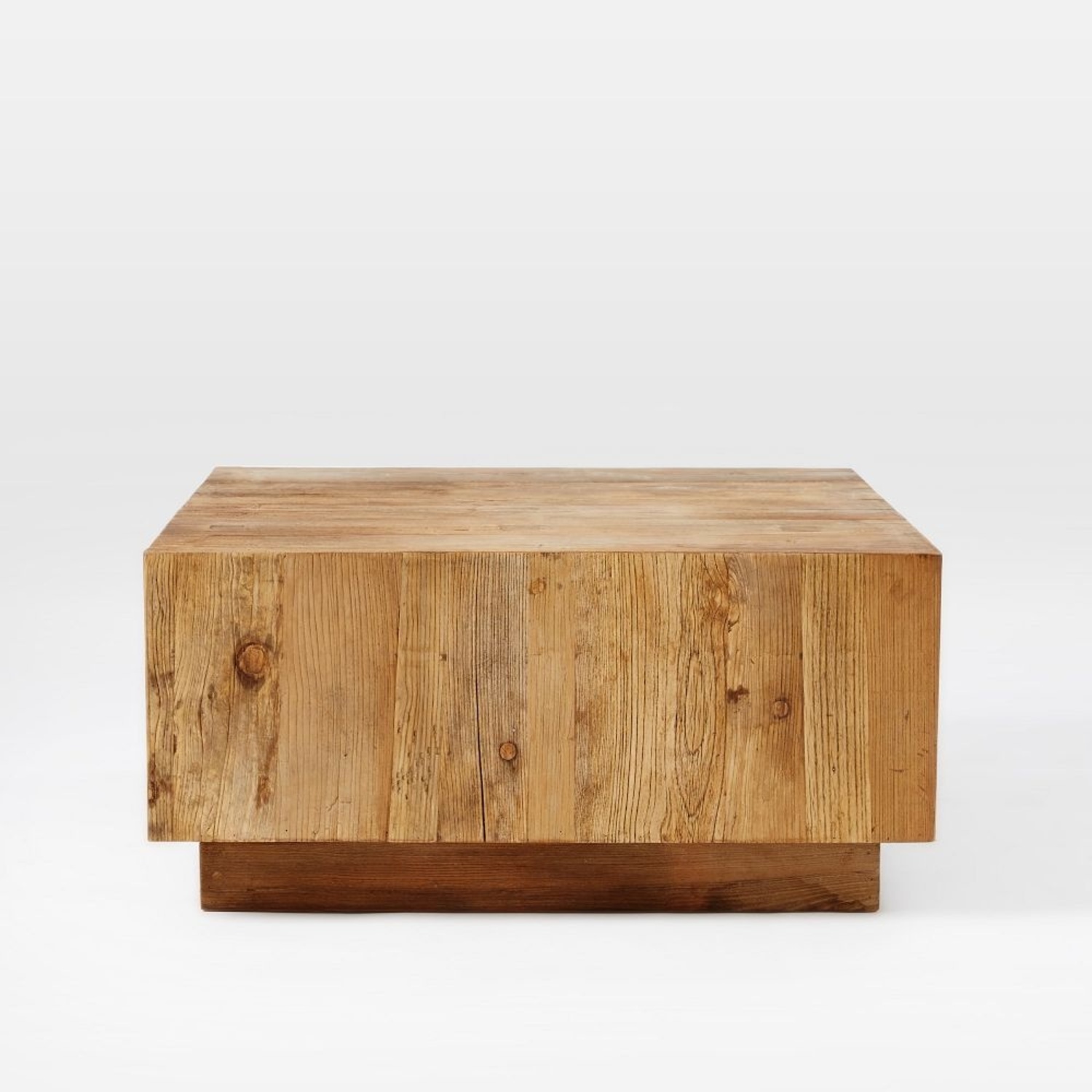 West Elm Natural Wood Coffee Table - image-5