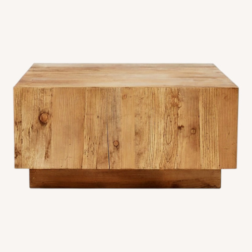 Used West Elm Natural Wood Coffee Table for sale on AptDeco