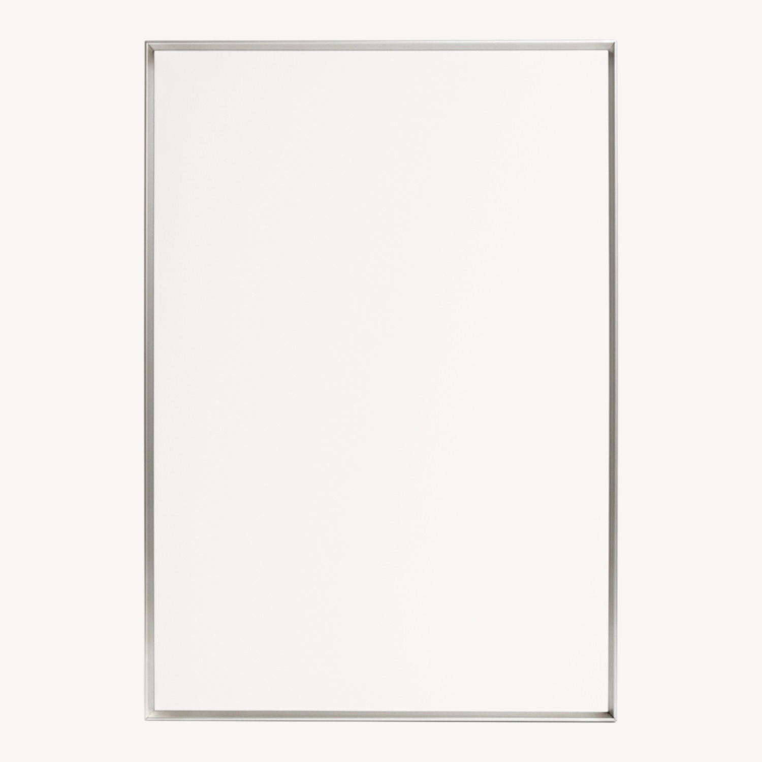 Dovetailed Aluminum Wall Mirror Dated 1957 - image-0