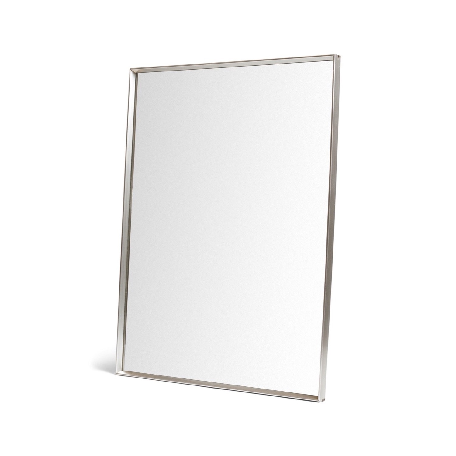 Dovetailed Aluminum Wall Mirror Dated 1957 - image-1