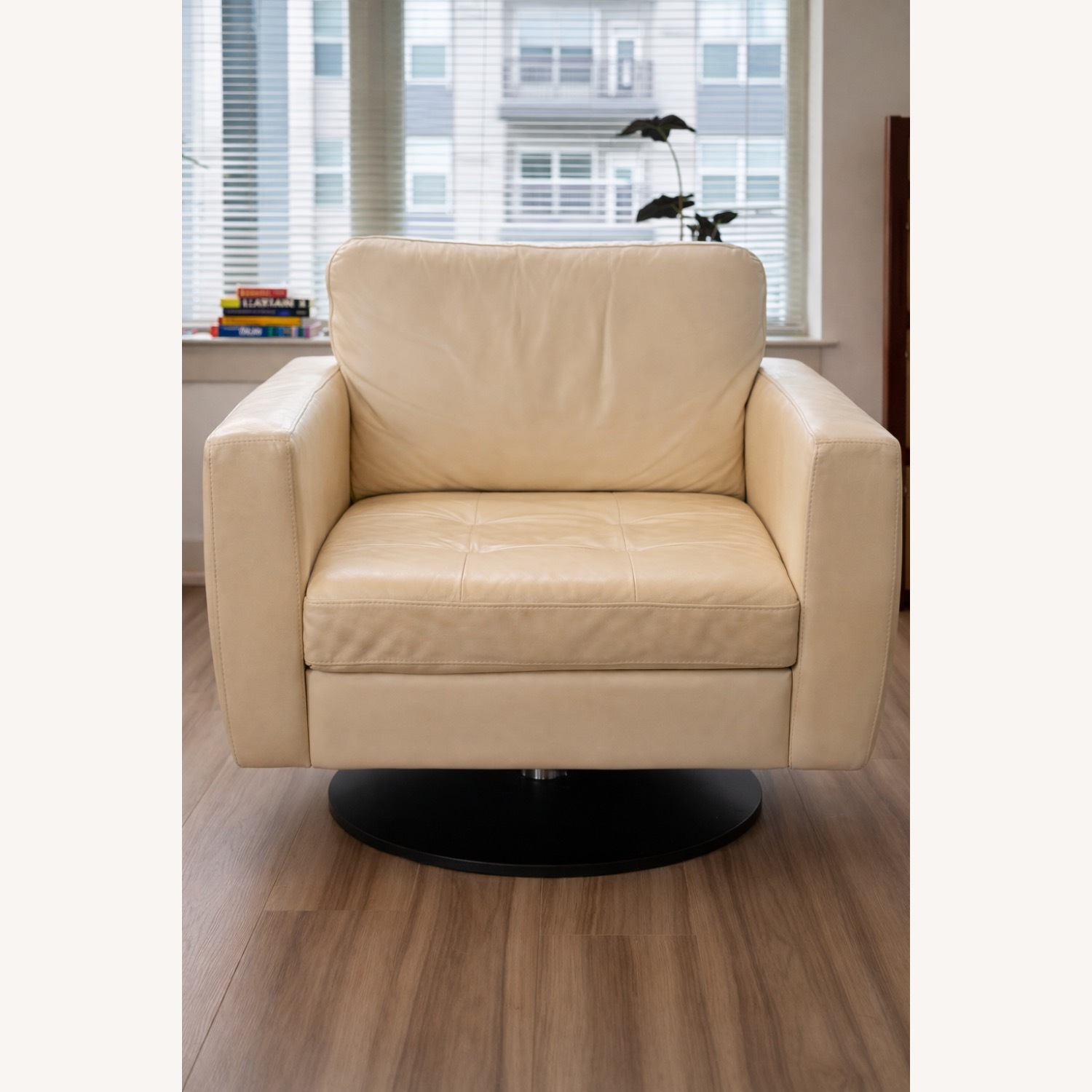 Macy's Leather Armchair - image-1