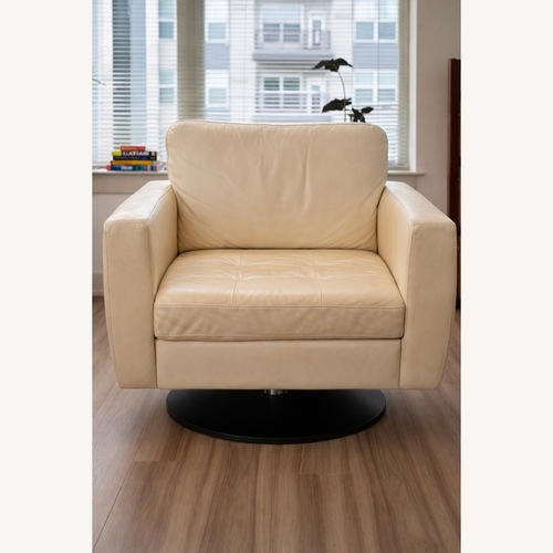 Used Macy's Leather Armchair for sale on AptDeco