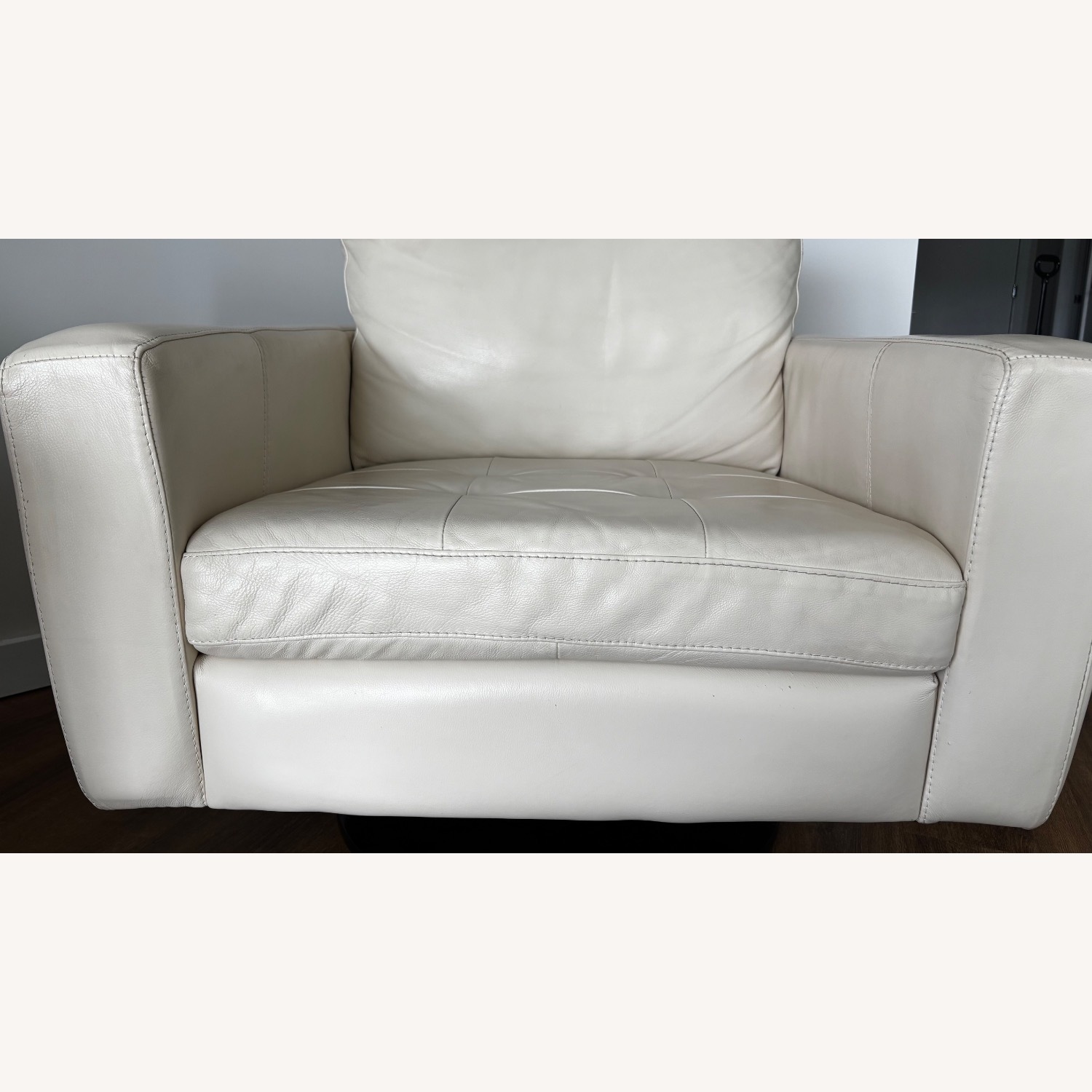 Macy's Leather Armchair - image-8