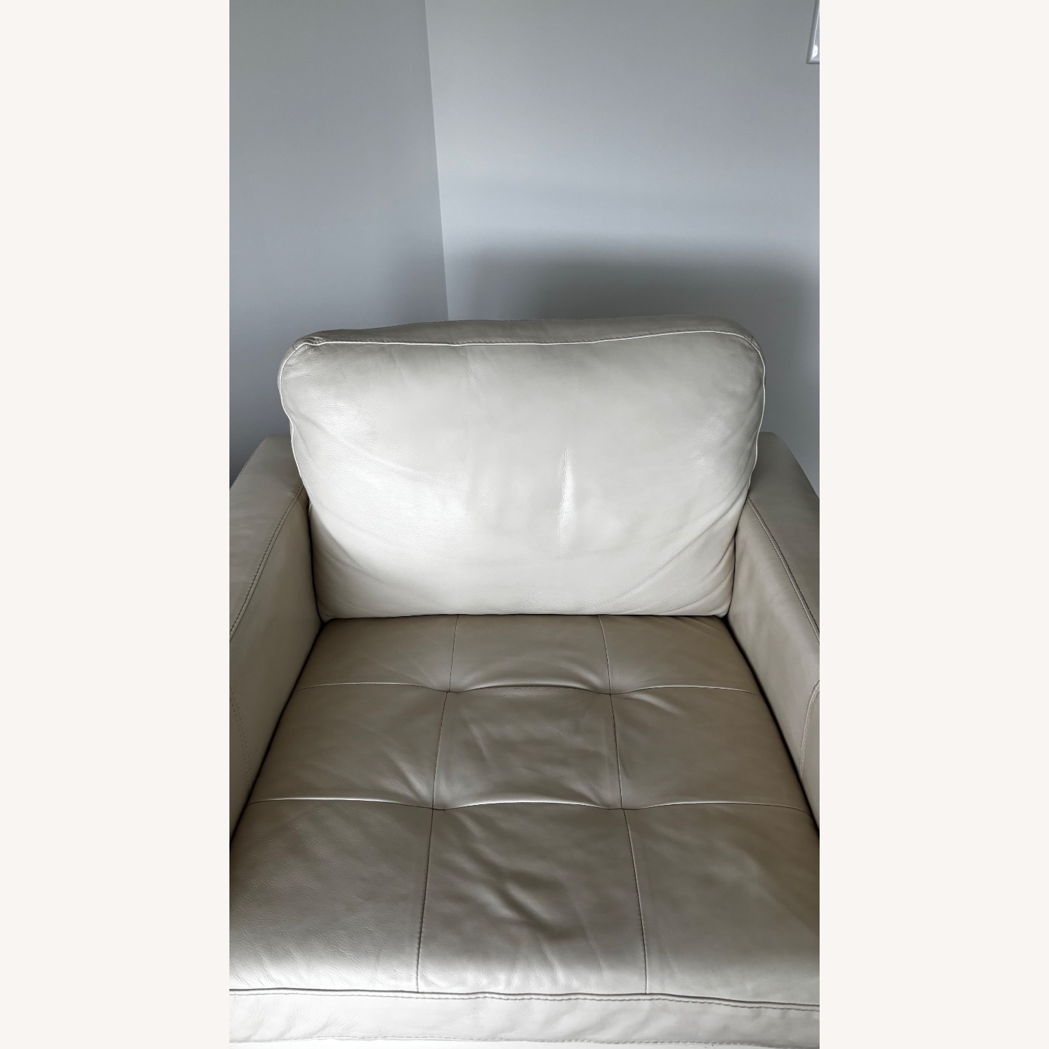 Macy's Leather Armchair - image-7