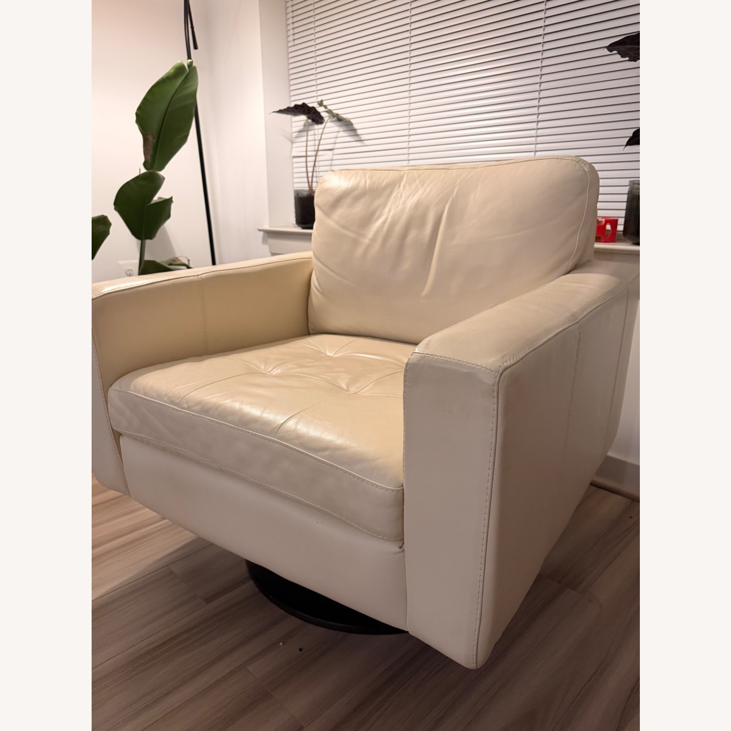 Macy's Leather Armchair - image-2