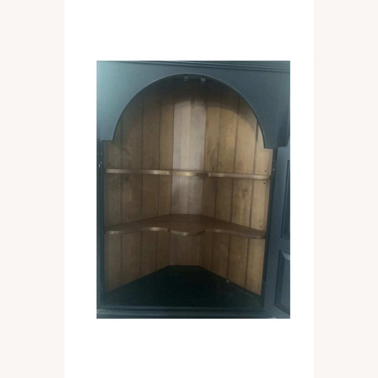 Ethan Allen New Country Black Corner Cabinet - image-2