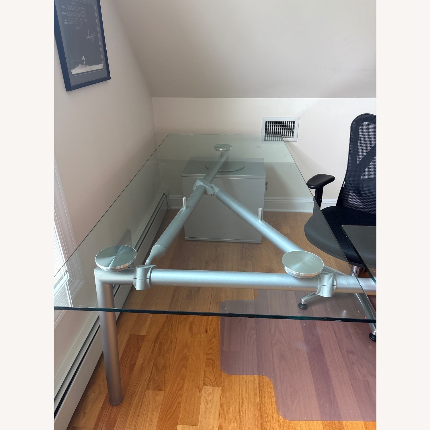 Silver Glass Desk - image-1