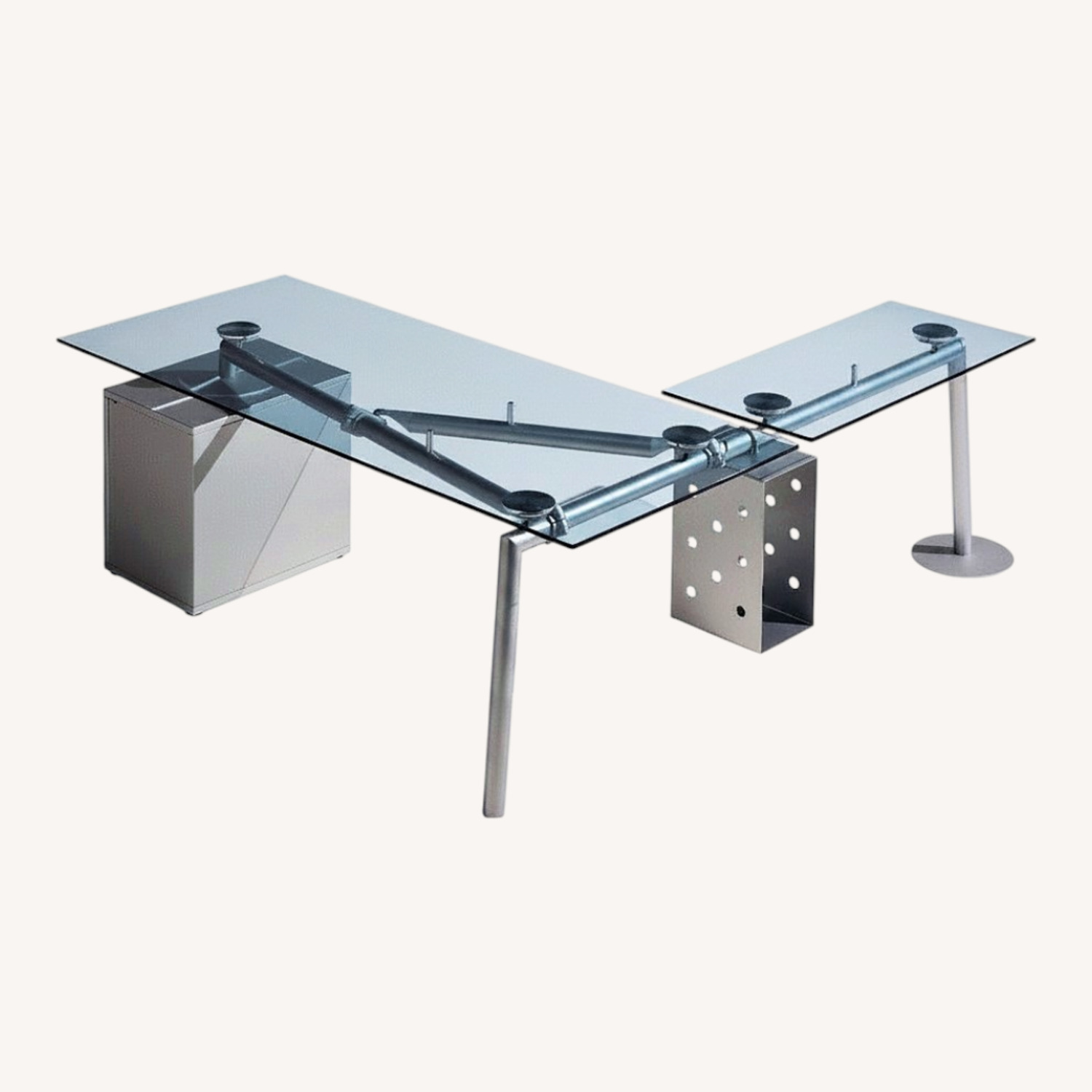 Silver Glass Desk - image-7