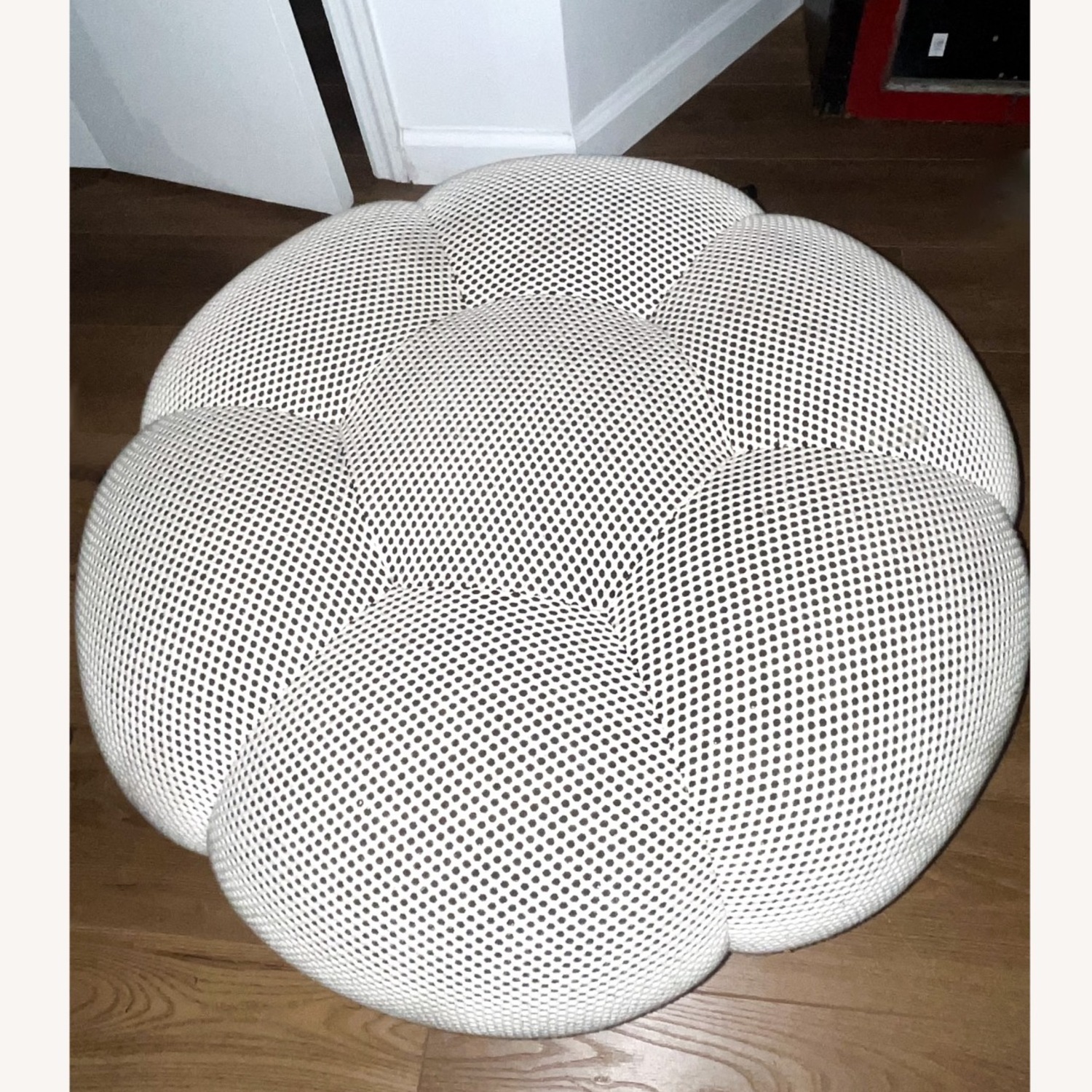 Roche Bobois Bubble White Fabric Ottoman - image-2