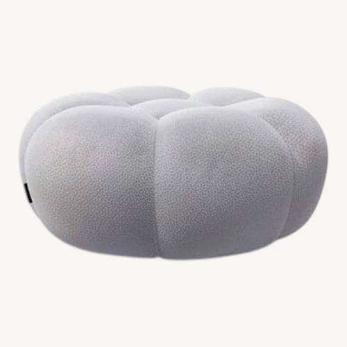 Used Roche Bobois Bubble White Fabric Ottoman for sale on AptDeco