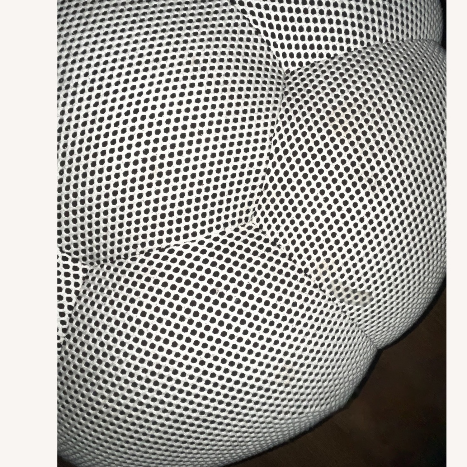 Roche Bobois Bubble White Fabric Ottoman - image-3