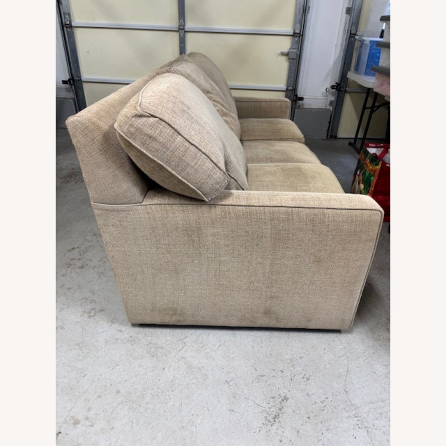 Natural Fabric 3+ Seater Sofa - image-1