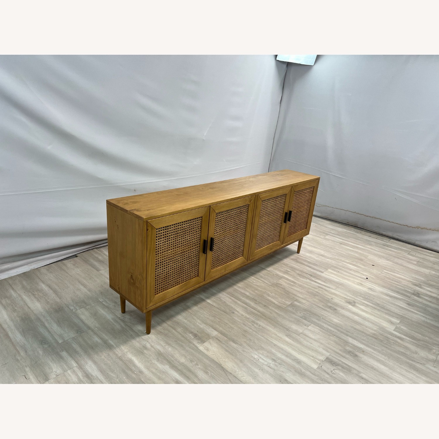Classic Home Solid Wood 4 - Door Sideboard - image-2