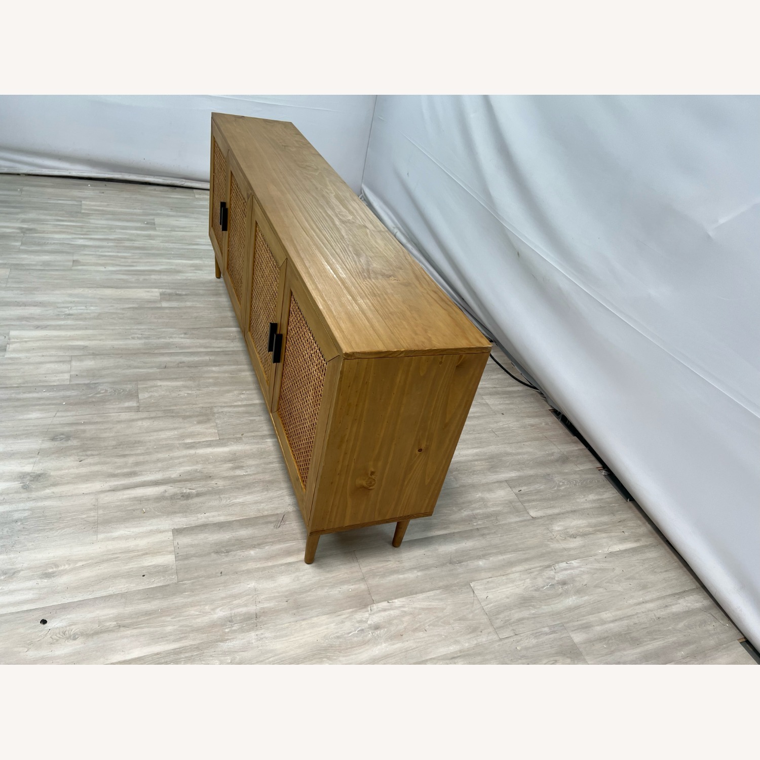 Classic Home Solid Wood 4 - Door Sideboard - image-4
