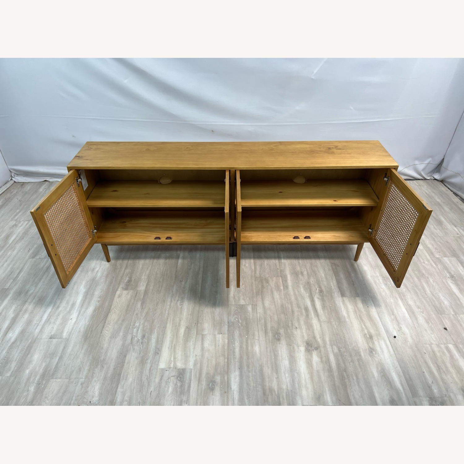 Classic Home Solid Wood 4 - Door Sideboard - image-9