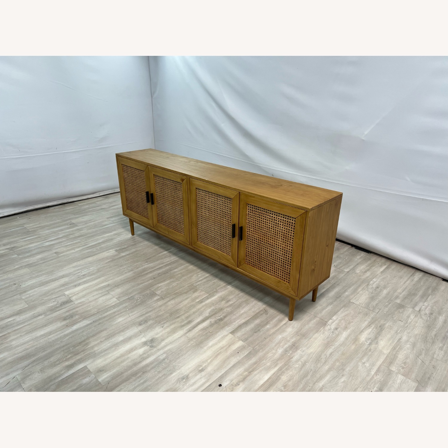 Classic Home Solid Wood 4 - Door Sideboard - image-3