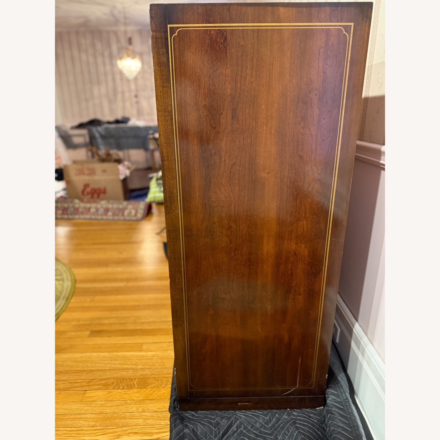  Drexel Heritage Dark Brown Wood Sideboard 1970's - image-2