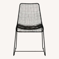 CB2 Wire Reed Chairs
