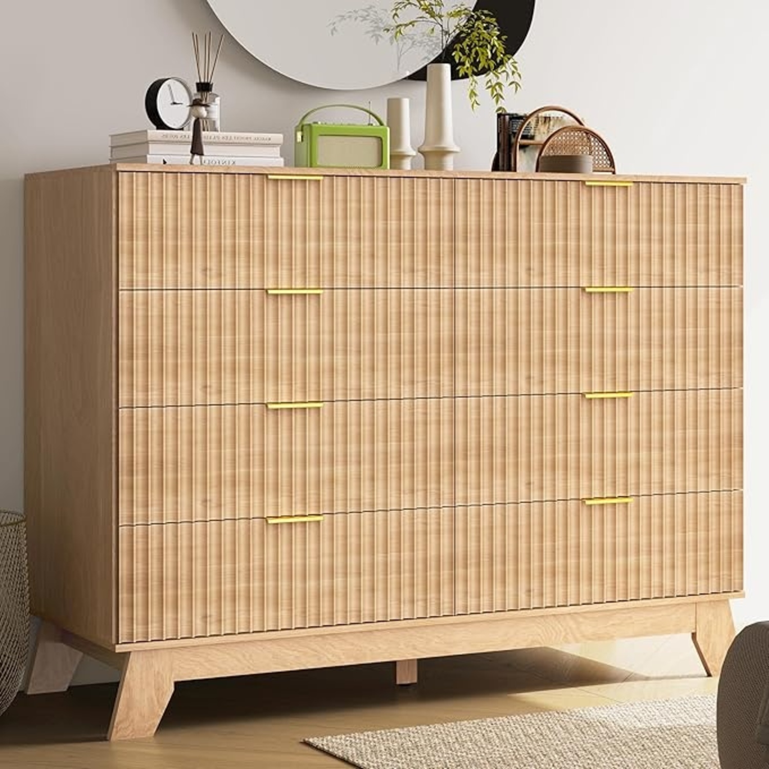 Wayfair Natural Wood Dresser - image-5