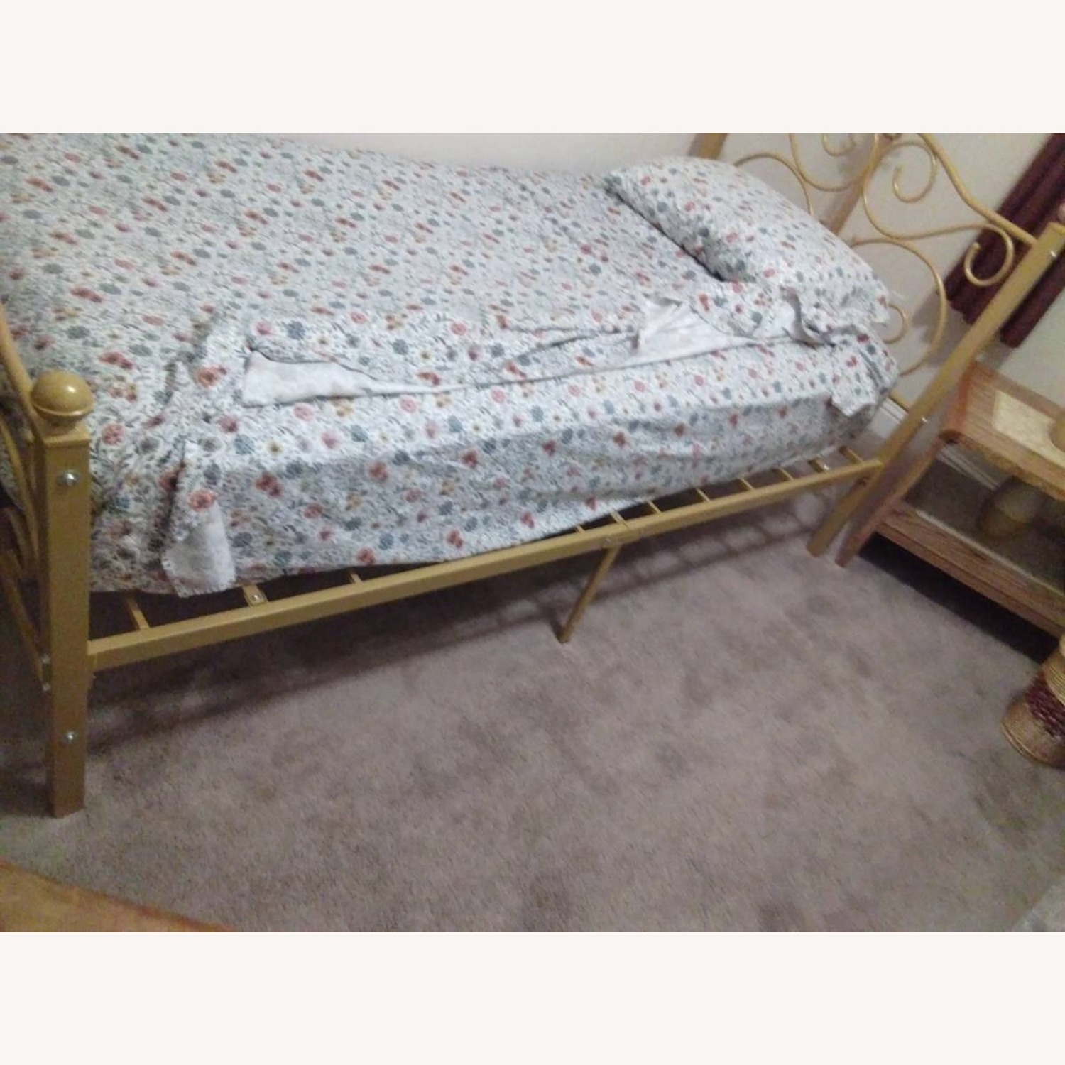 White Twin Bed - image-2