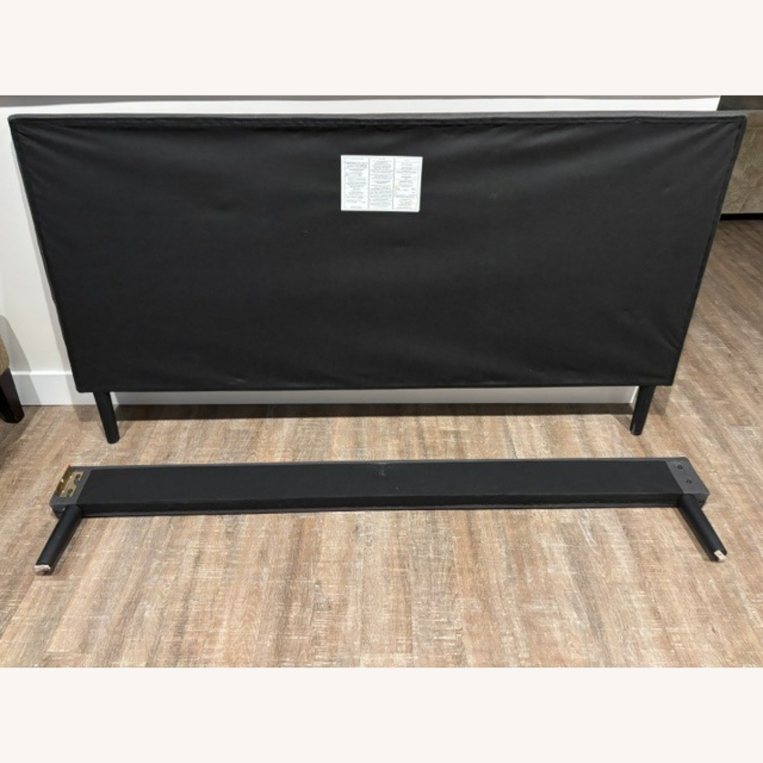 Classic Brands Dark Gray Fabric King Bed - image-3