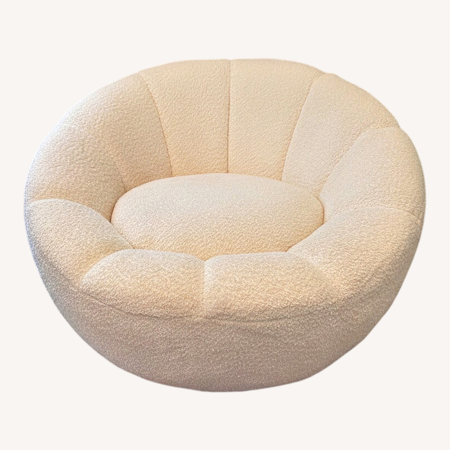 Mercers Furniture Natural Fabric Accent Chair - image-0