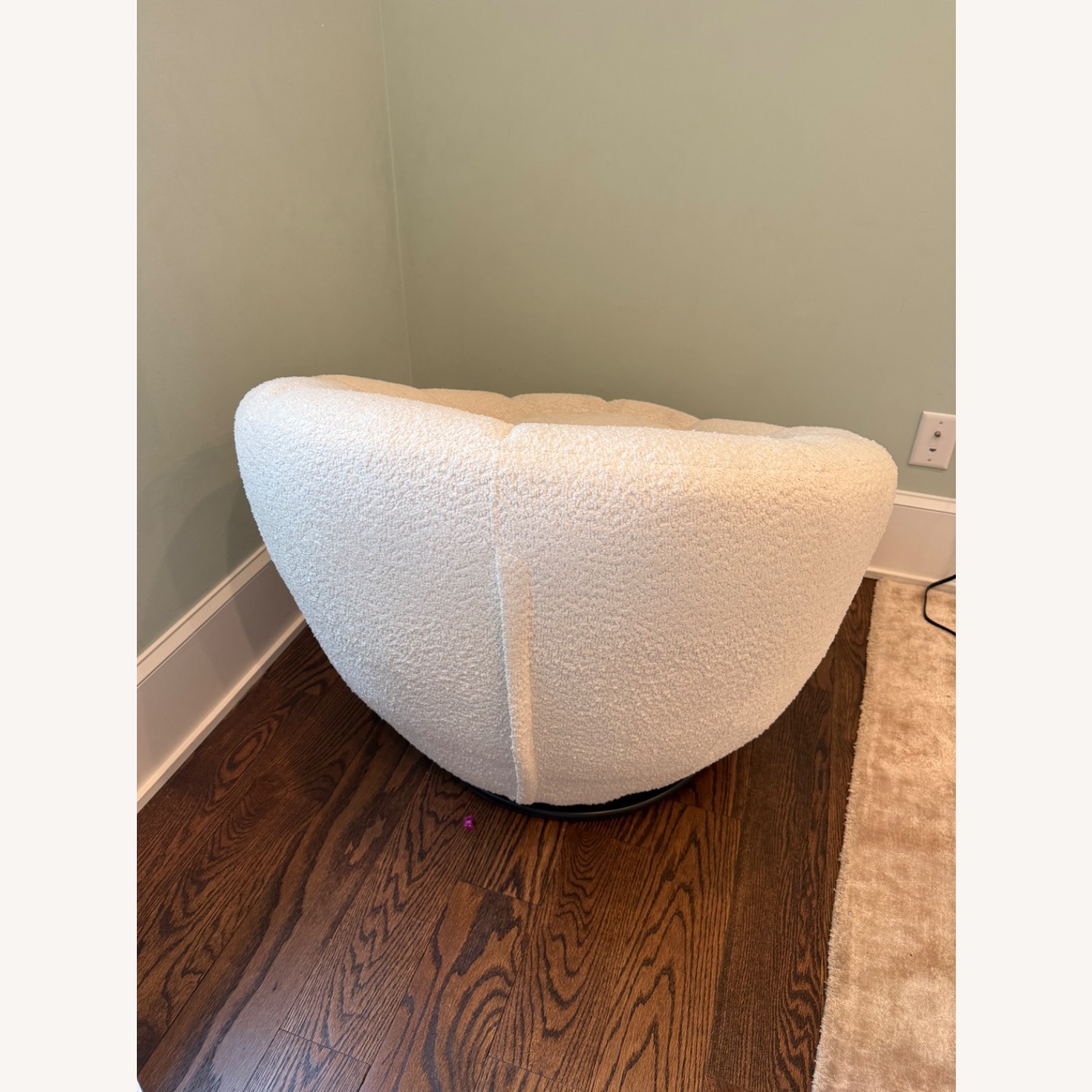 Mercers Furniture Natural Fabric Accent Chair - image-2