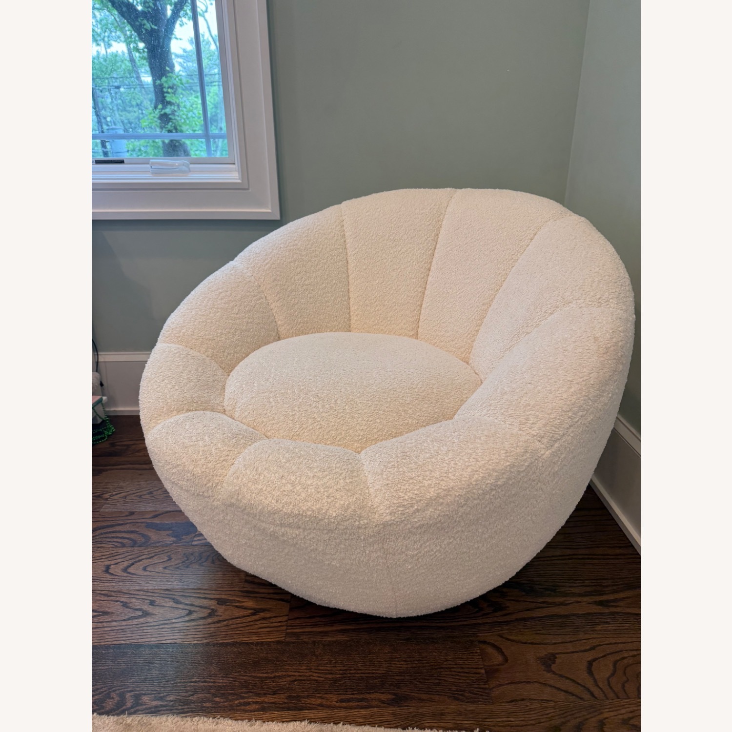 Mercers Furniture Natural Fabric Accent Chair - image-3
