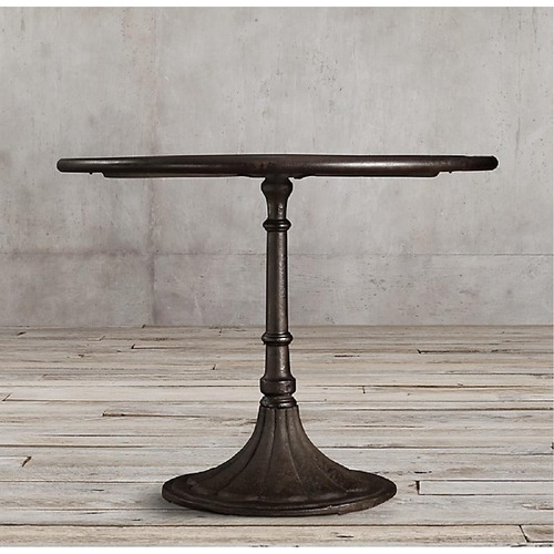 Used Restoration Hardware Dark Brown Iron Dining Table for sale on AptDeco
