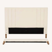 Classic Brands Natural Fabric Queen Bed