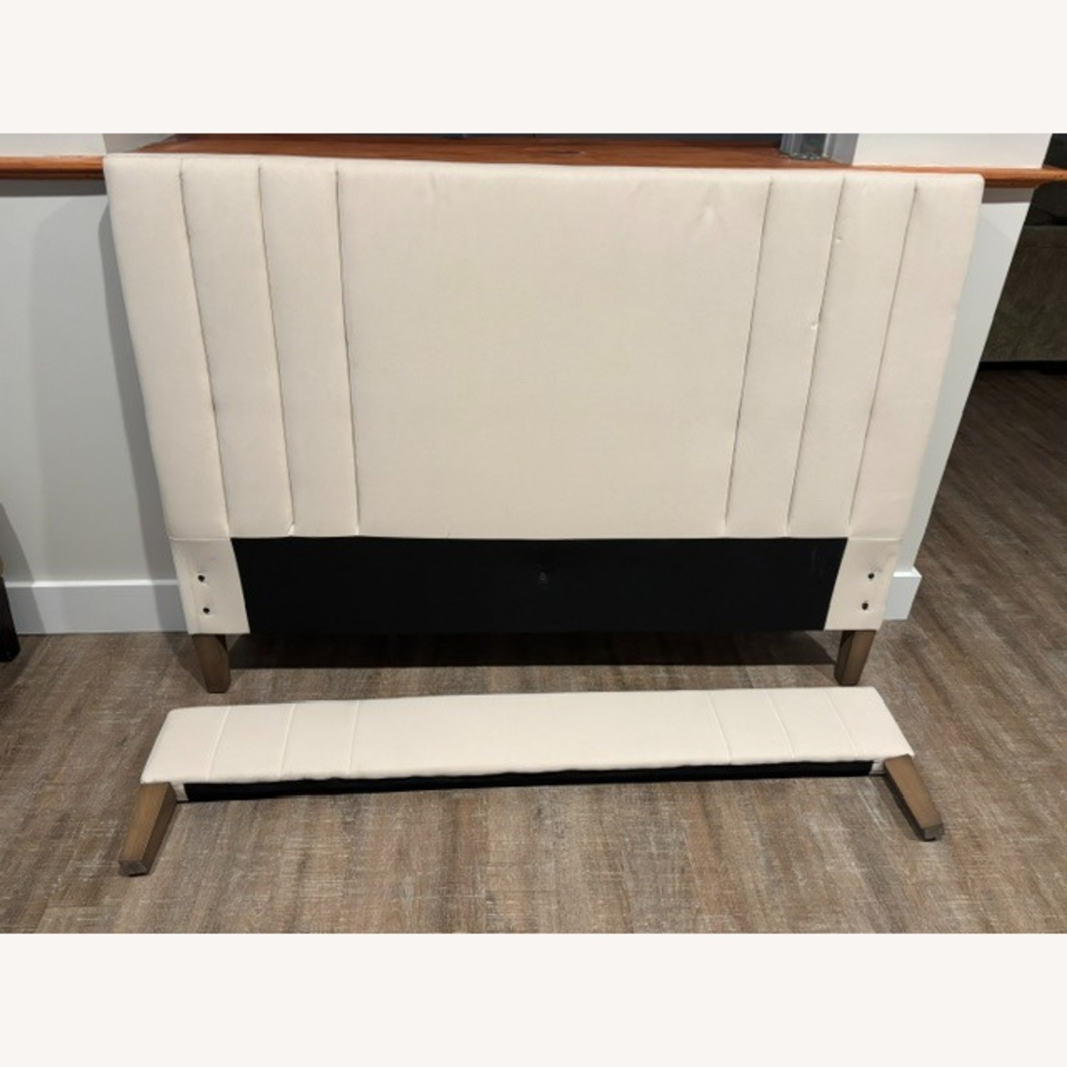 Classic Brands Natural Fabric Queen Bed - image-4
