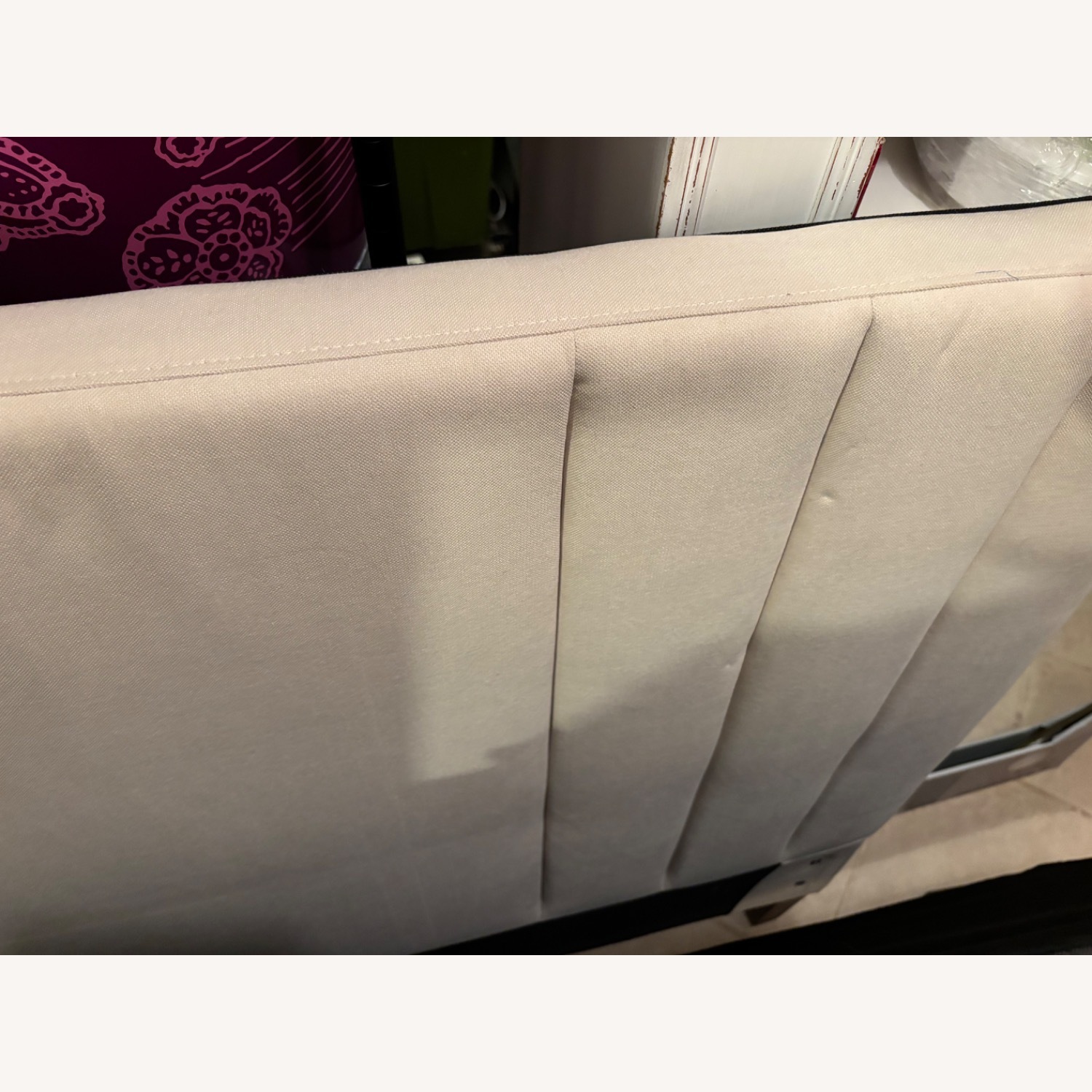 Classic Brands Natural Fabric Queen Bed - image-6