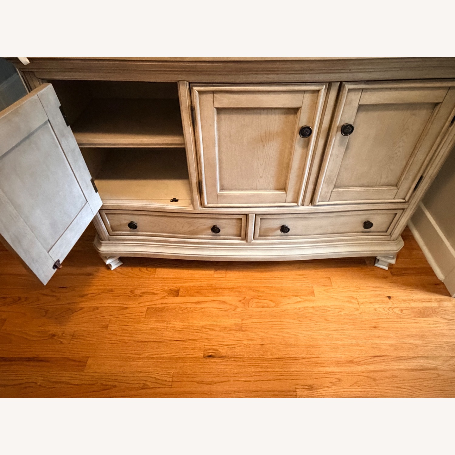 Ashley Furniture Natural Wood Sideboard - image-3
