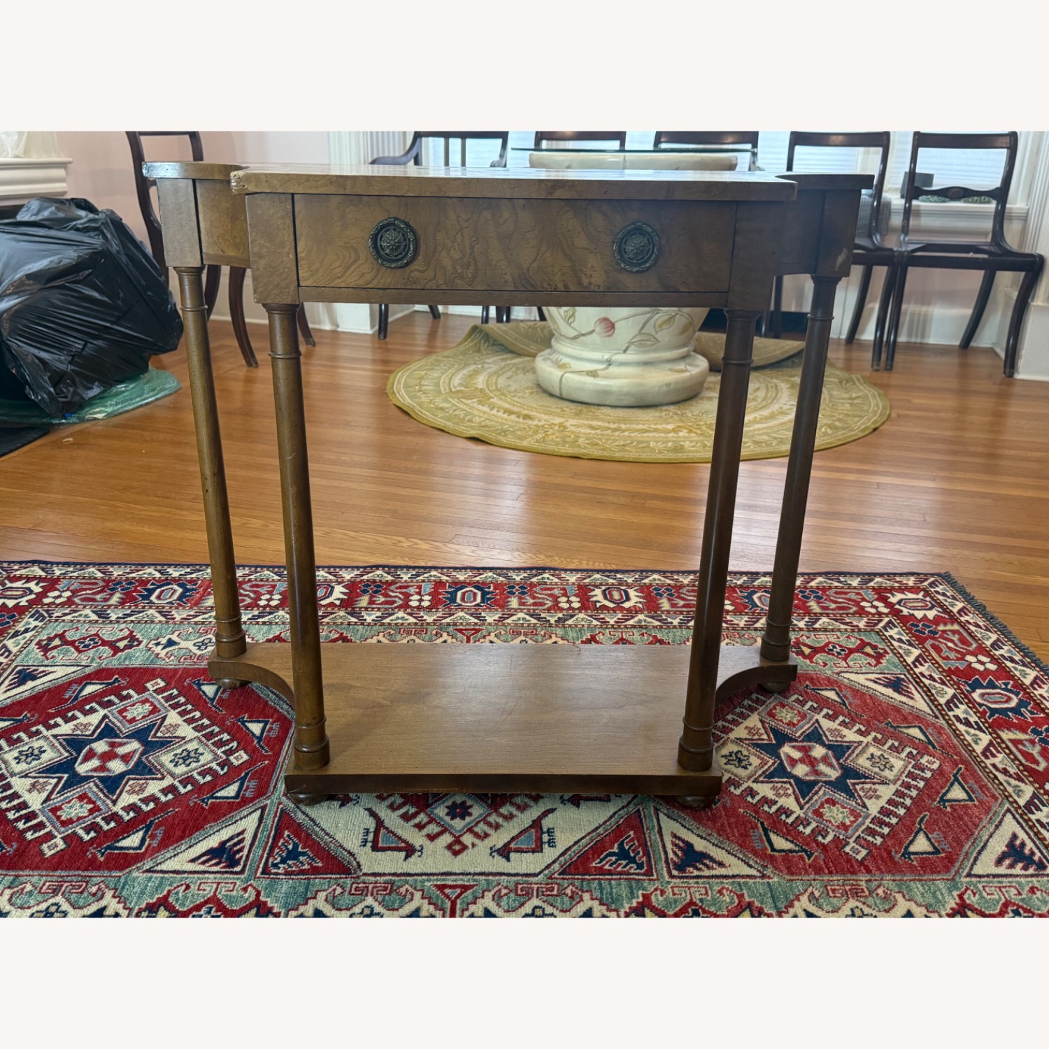 Baker Furniture Vintage Natural Wood Side Table - image-2