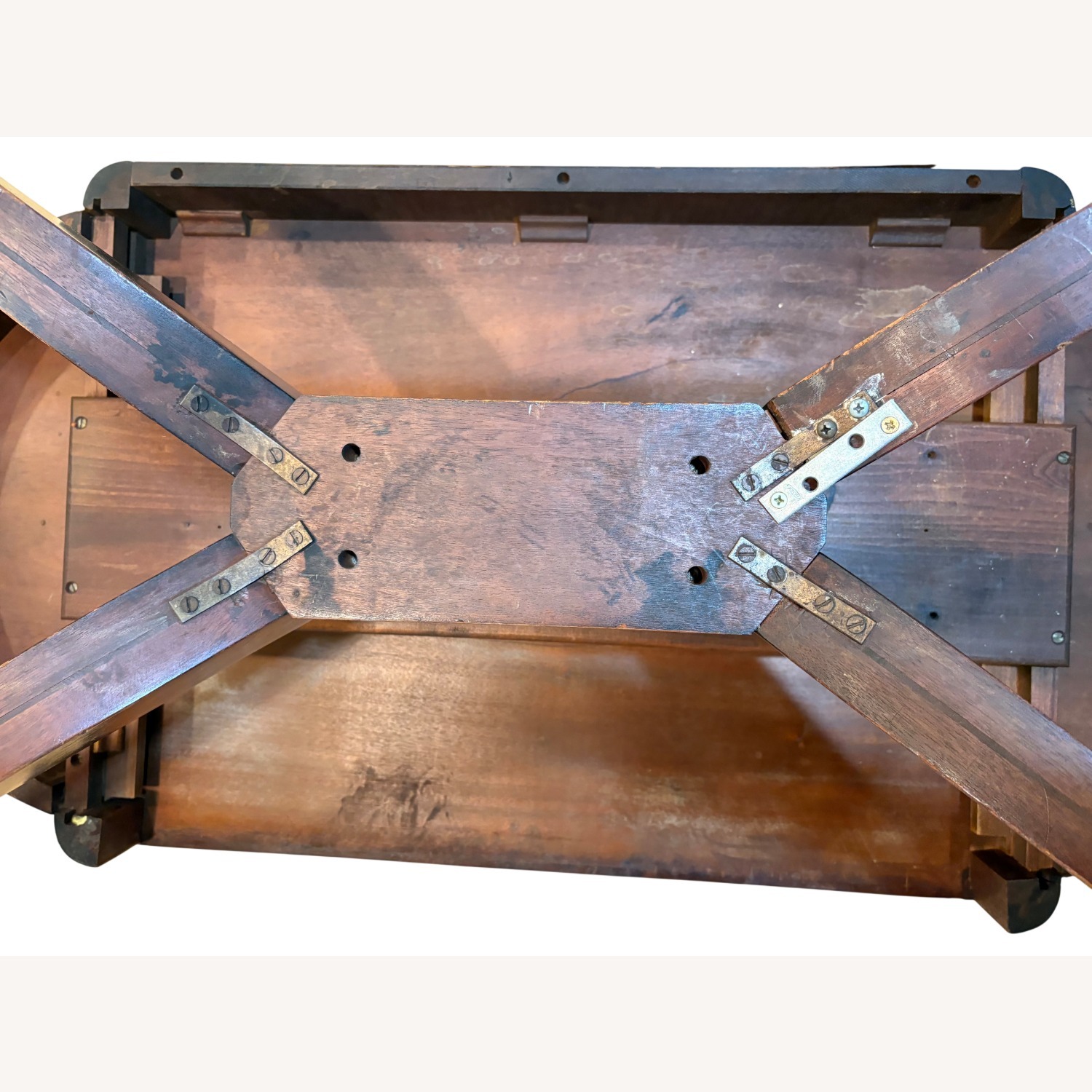 Vintage Dark Brown Coffee Table Wieman Heirloom - image-16