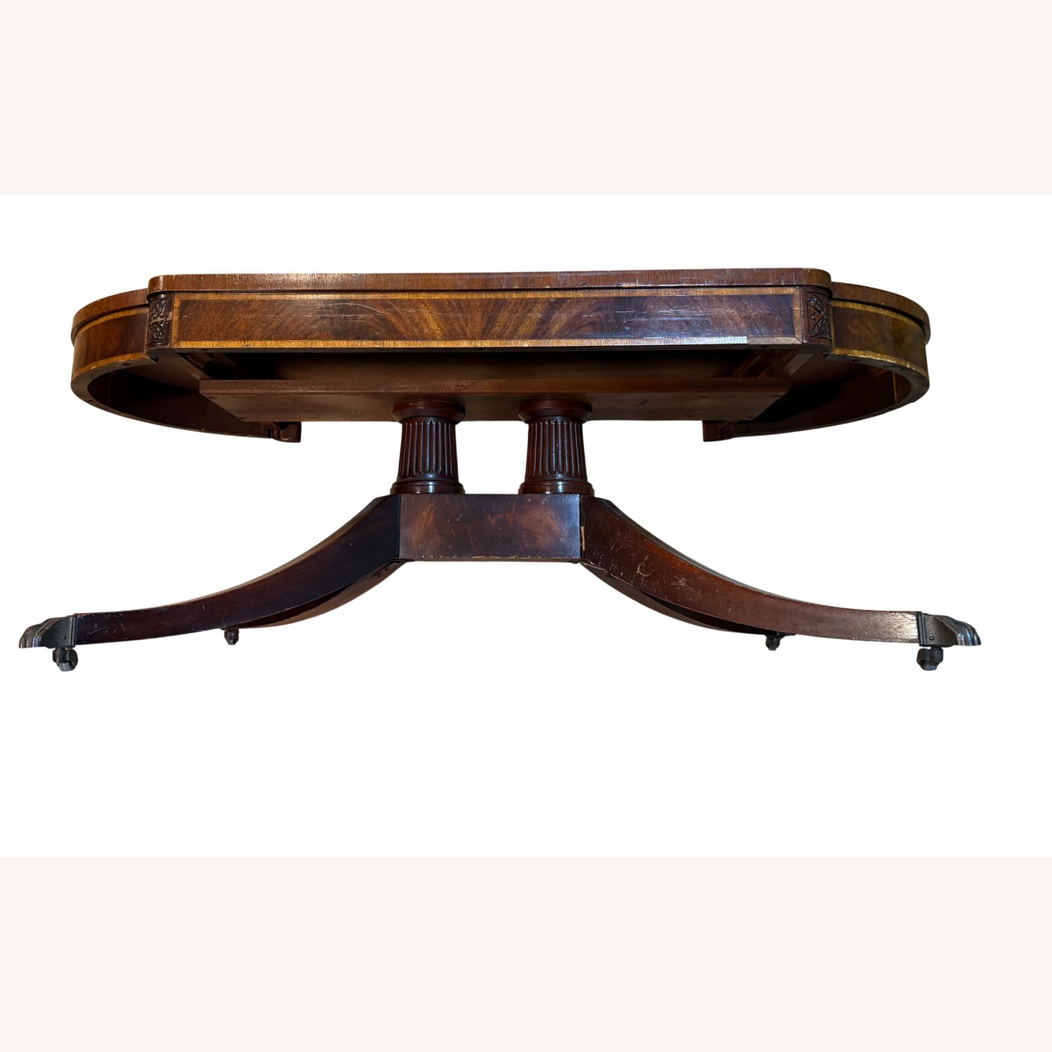 Vintage Dark Brown Coffee Table Wieman Heirloom - image-12