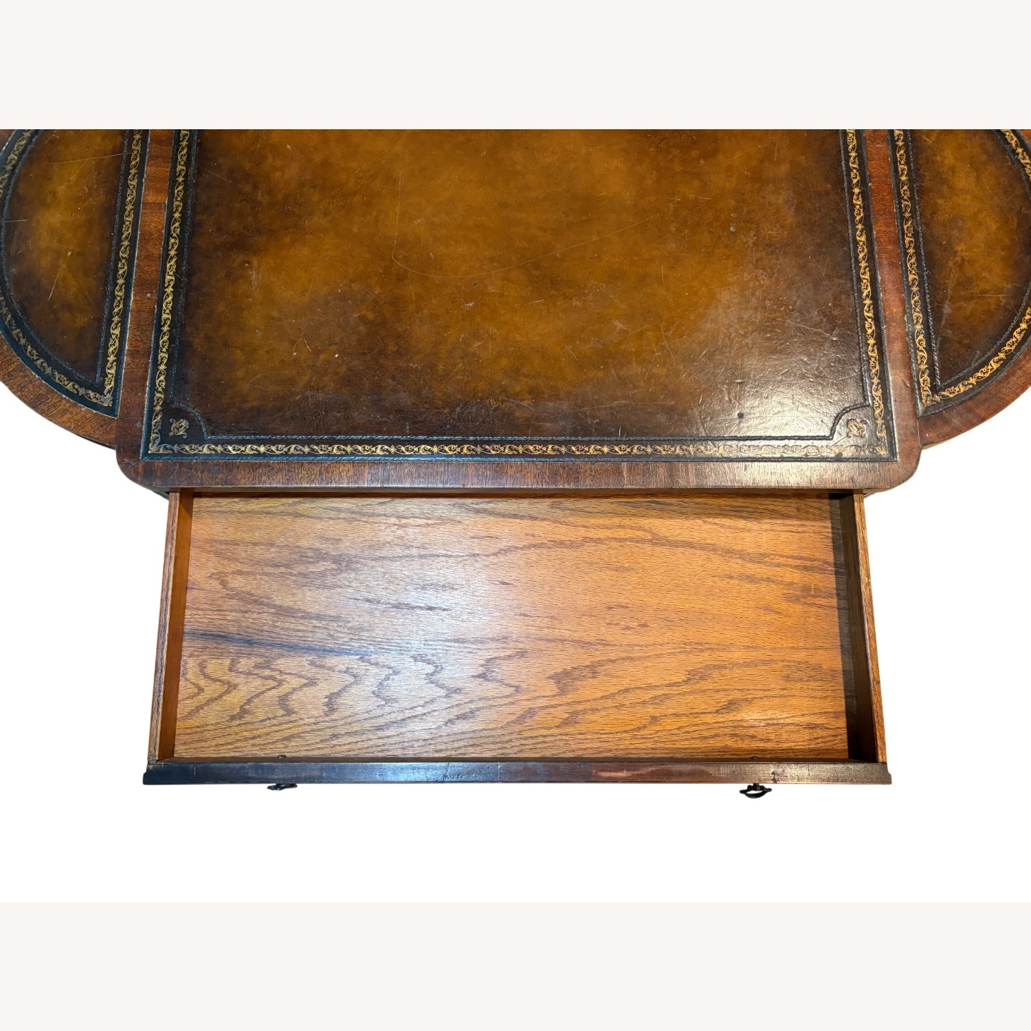 Vintage Dark Brown Coffee Table Wieman Heirloom - image-4