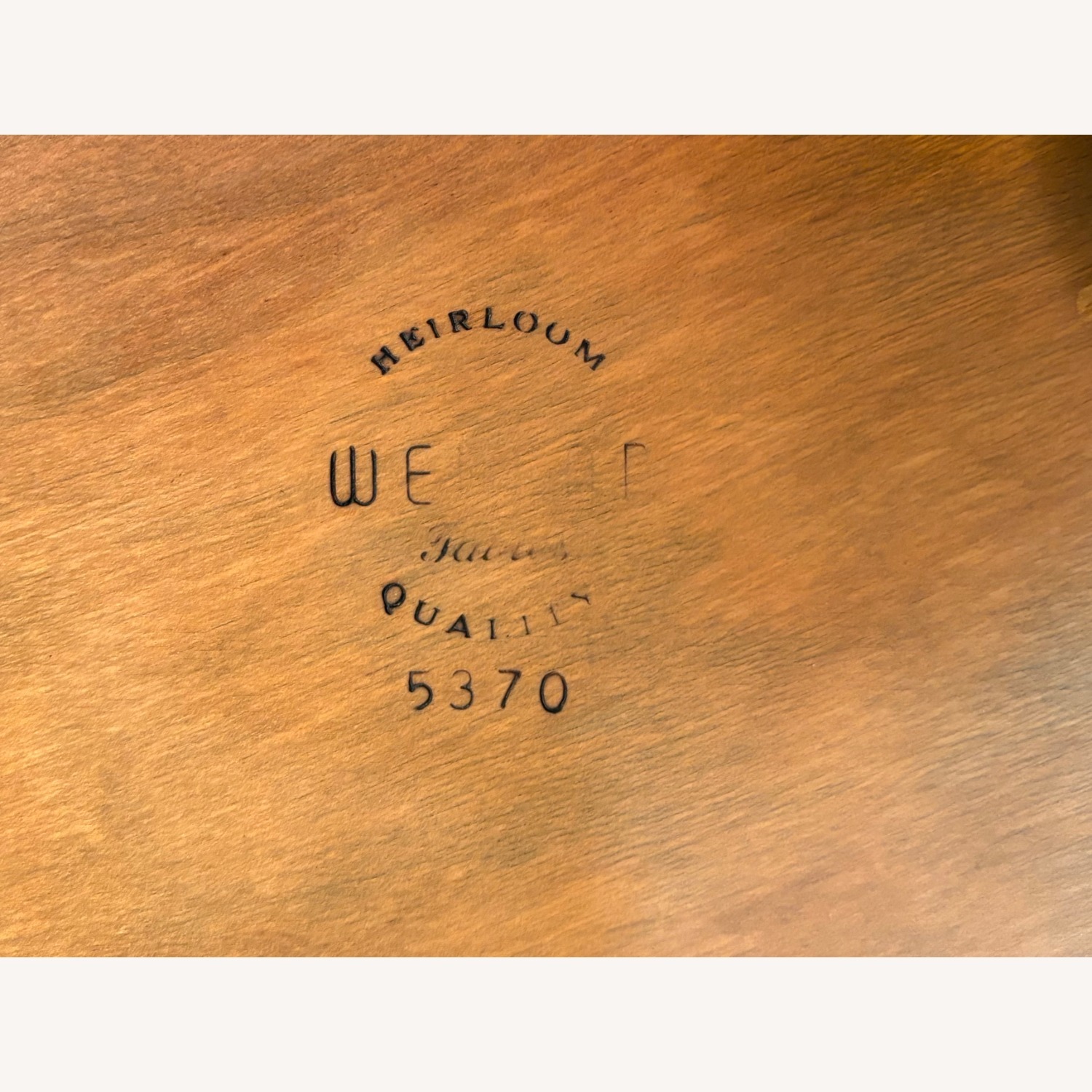 Vintage Dark Brown Coffee Table Wieman Heirloom - image-9