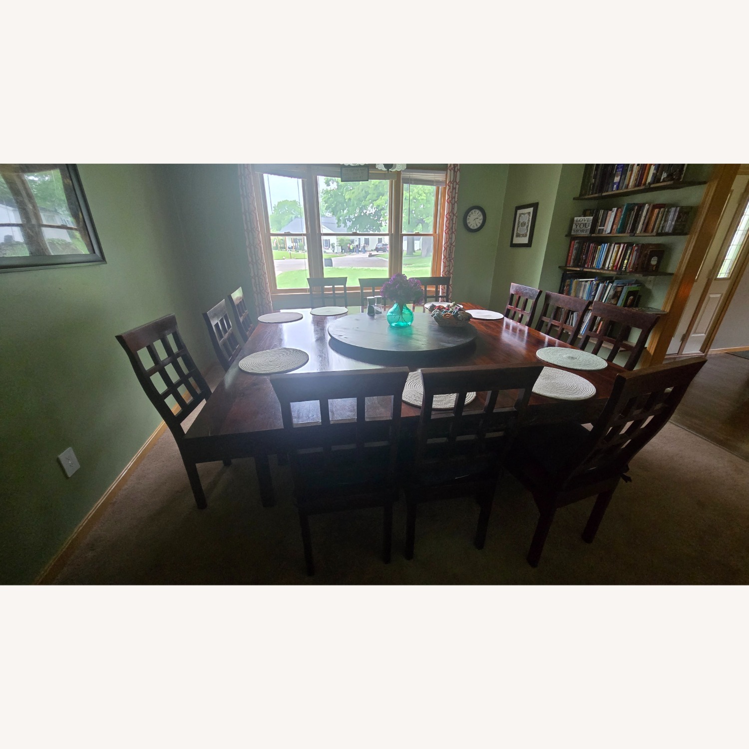 Sierra Living Concepts Dark Brown Dining Table - image-2