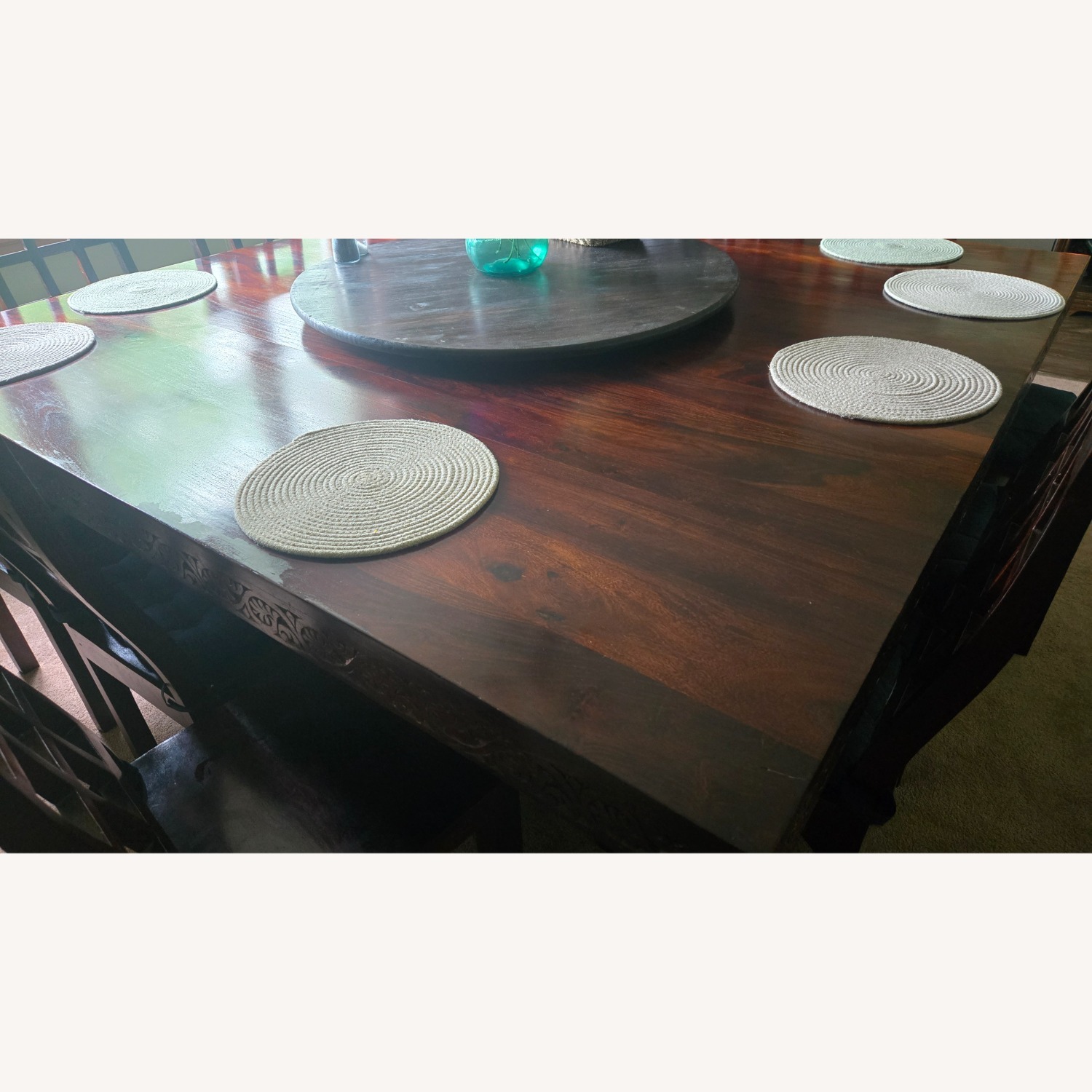 Sierra Living Concepts Dark Brown Dining Table - image-1