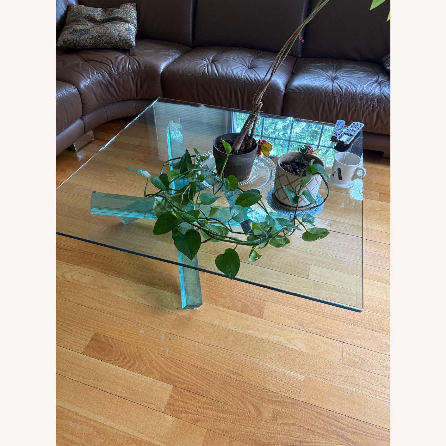 Roche Bobois Glass Coffee Table - image-3