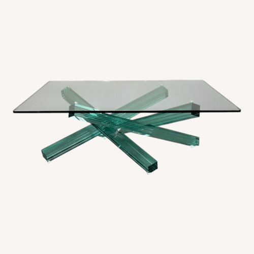 Used Roche Bobois Glass Coffee Table for sale on AptDeco