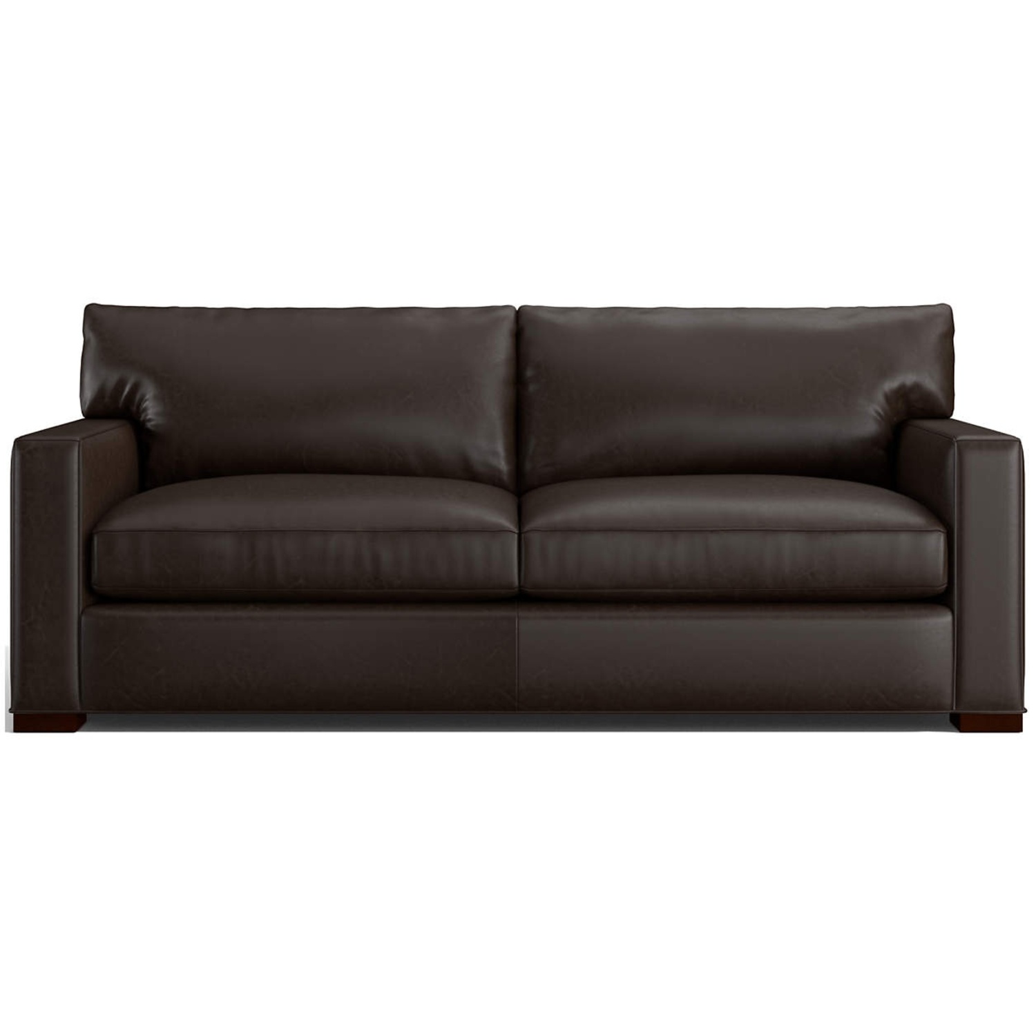 Crate & Barrel Axis Leather Sofa - image-10