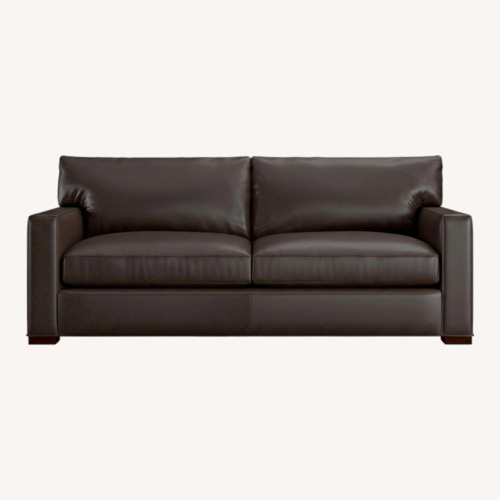 Used Crate & Barrel Axis Leather Sofa for sale on AptDeco